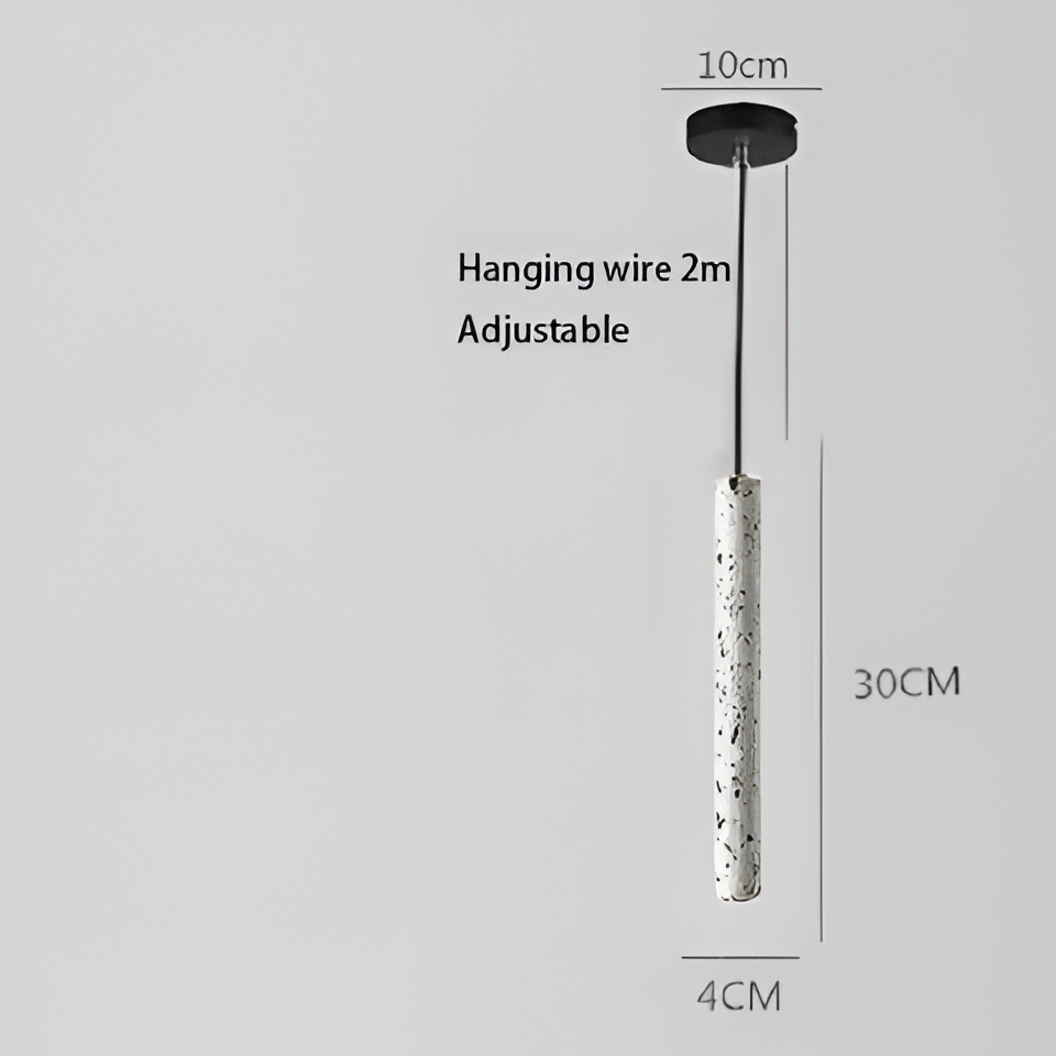 Industriële Travertin LED Hanglamp - Elegant Design-light decor-De Bazelaar