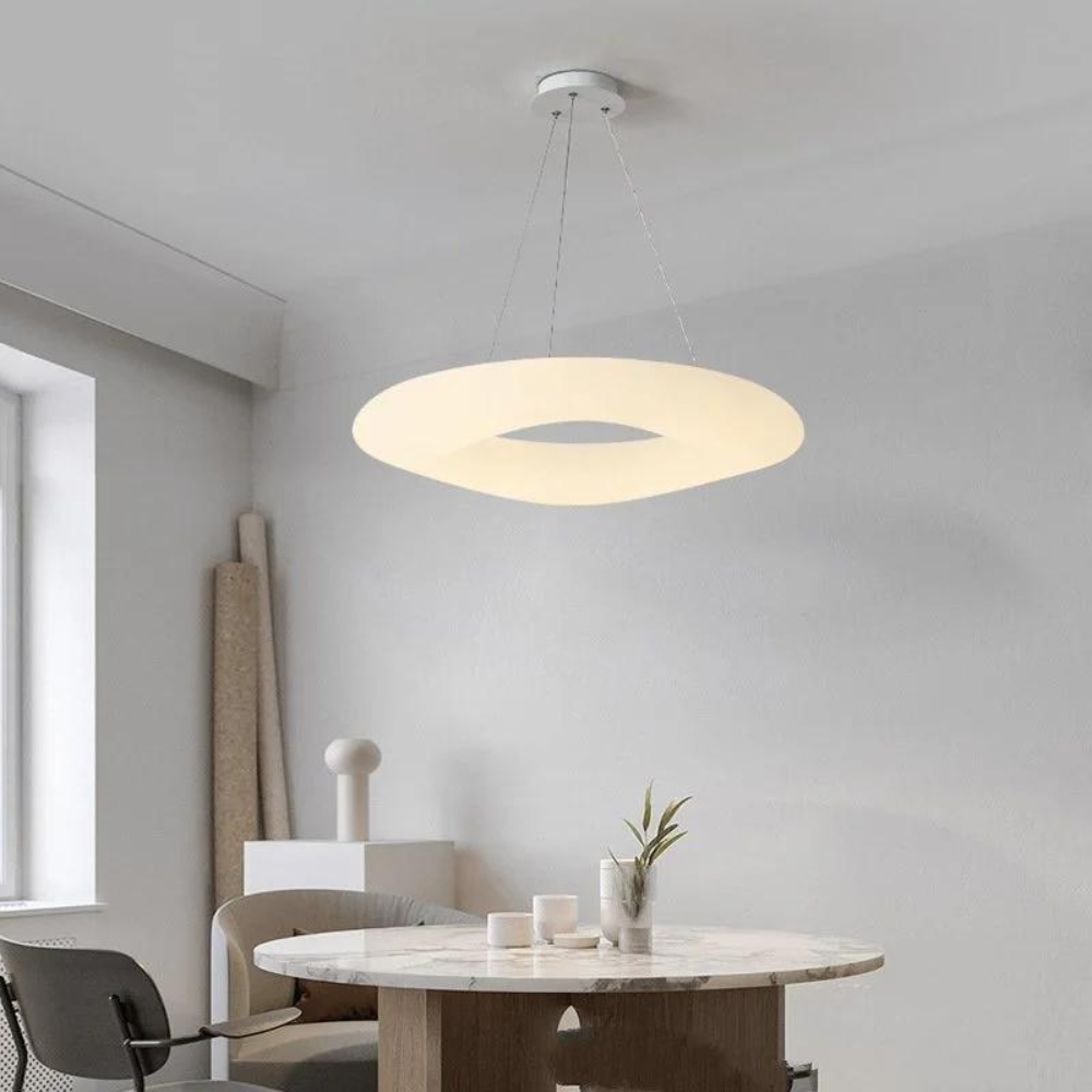 Minimalistische LED Hanglamp Halo van Licht-light decor-De Bazelaar