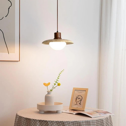 Travertijn Hanglamp - Luxe en Natuurlijk Design-light decor-De Bazelaar