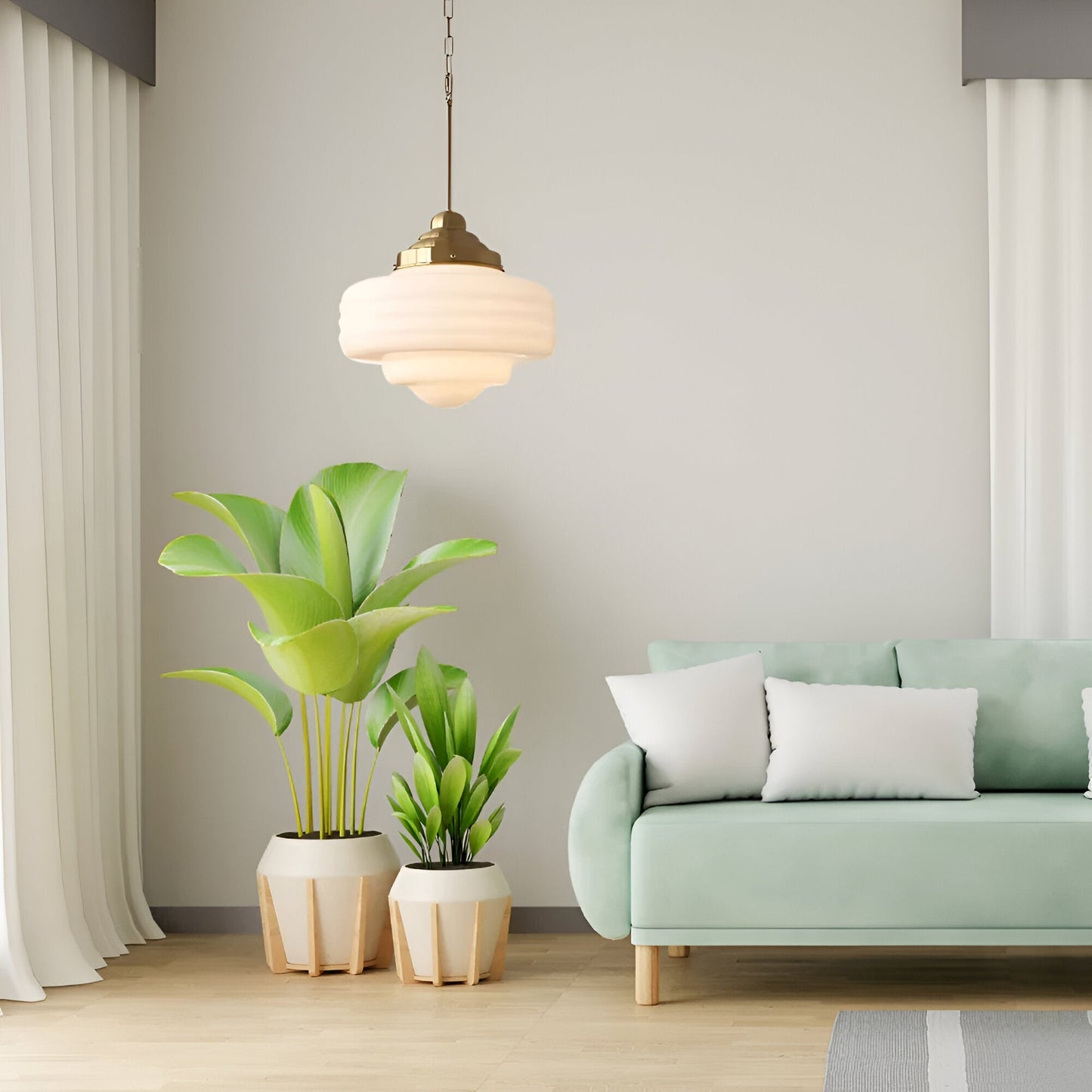Minimalistische Hanglamp met Verstelbare Hoogte-light decor-De Bazelaar