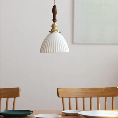 Vintage Keramische Hanglamp - The White Glow-light decor-De Bazelaar