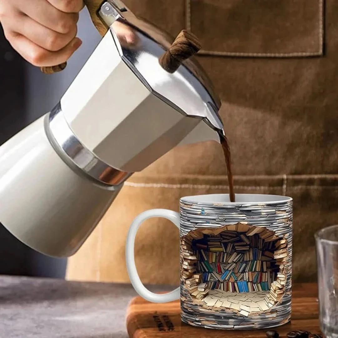 3D-Boekenplank Mok - #3D-Boekenplank MokDe Bazelaar