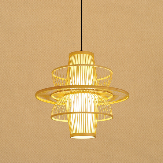 Moderne Bamboe Hanglamp - BambooHarmony-light decor-De Bazelaar