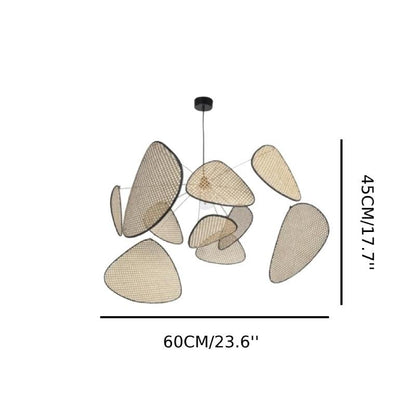 Bamboe Rattan Hanglamp - Duurzame Stijl voor Elk Interieur-light decor-De Bazelaar