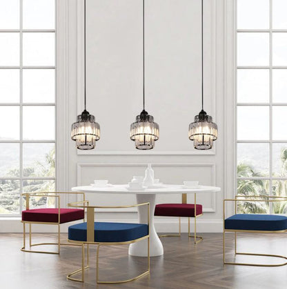 Elegante Kristallen Hanglamp Saela - Luxe Verlichting-light decor-De Bazelaar