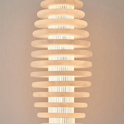 Scandinavische ronde LED hanglamp met koperen afwerking-light decor-De Bazelaar