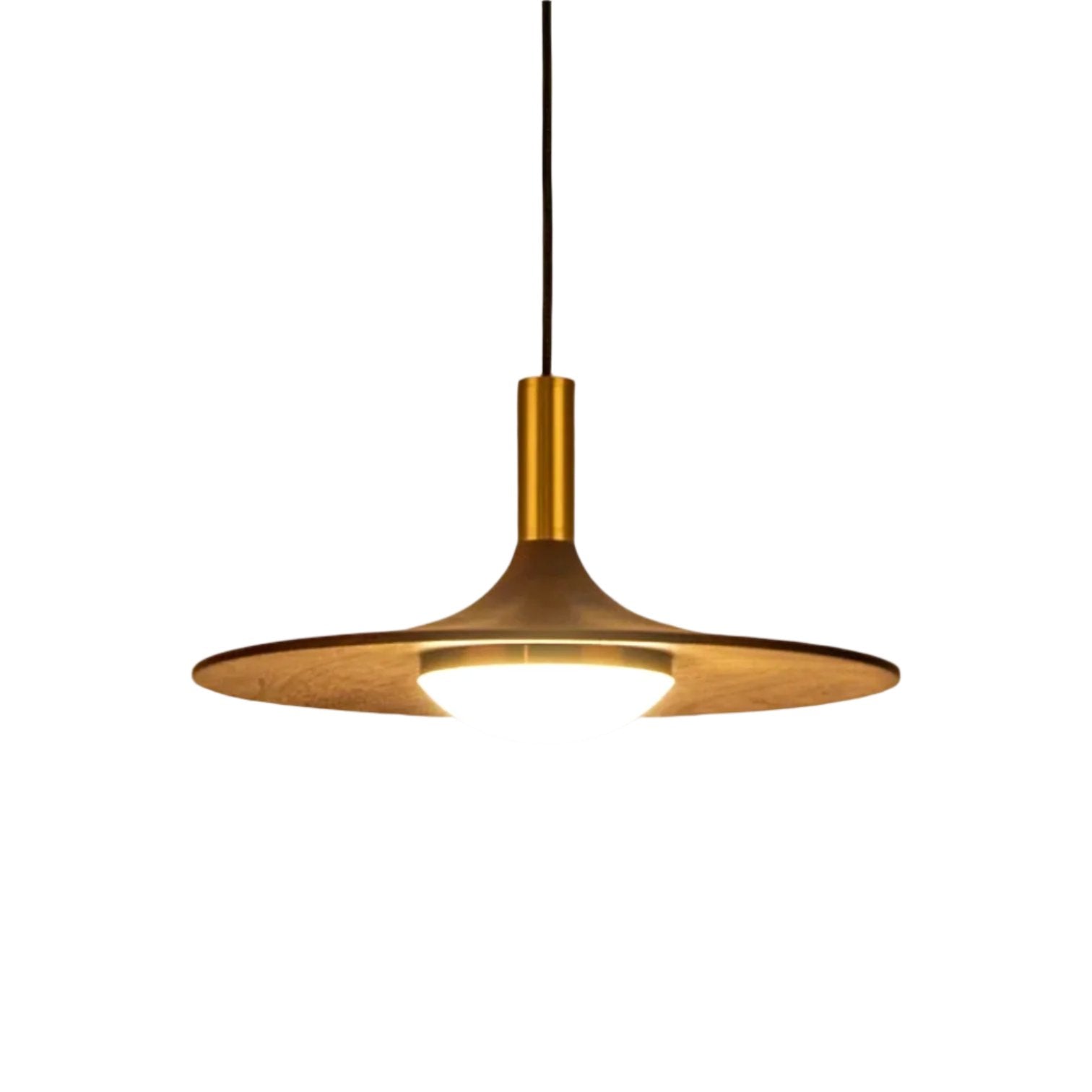 Noorse Notenhouten Hanglamp – Stijlvol, Modern &amp; Energiezuinig-lamp-De Bazelaar