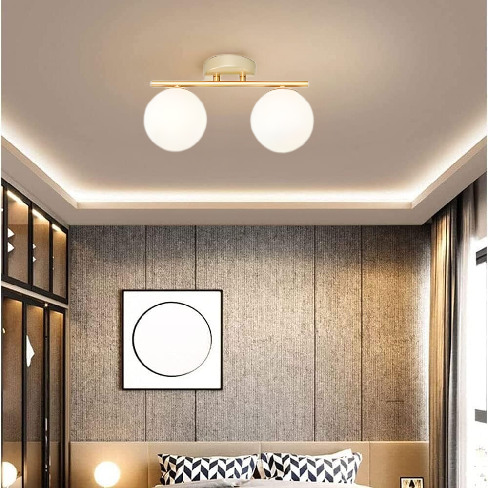 Moderne LED Plafondlamp met Verstelbare Helderheid-light decor-De Bazelaar