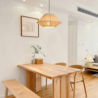 Ambachtelijke Rotan Hanglamp - Natuurlijk en Stijlvol-light decor-De Bazelaar