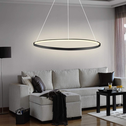 Elegante Cirkelformaat Hanglamp met Dimbare LED-light decor-De Bazelaar