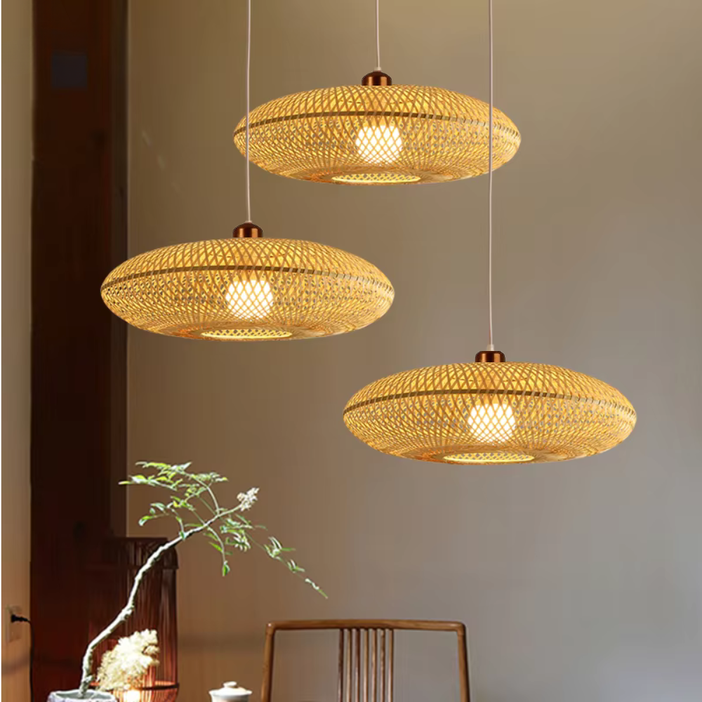 Bamboe Hanglamp - Warmte & Elegantie-light decor-De Bazelaar