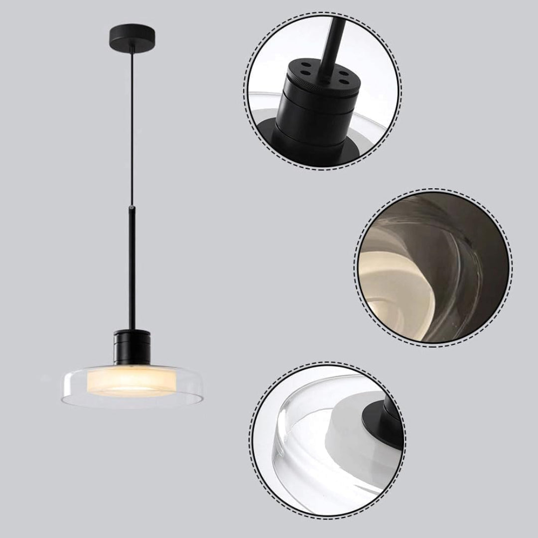 Franse Stijl Hanglamp - Elegant Acryl en IJzer Design