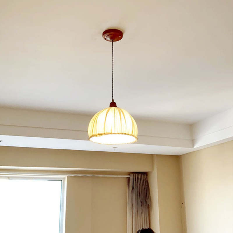 Moderne Hanglamp van Stof – Warmte en Elegantie voor Elke Kamer-lamp-De Bazelaar