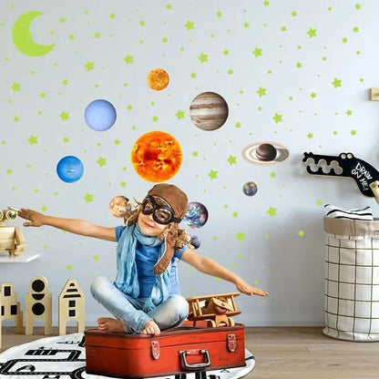 Lichtgevende Stickers | Negen Planeten