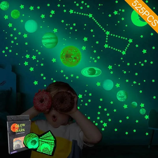 Lichtgevende Stickers | Negen Planeten