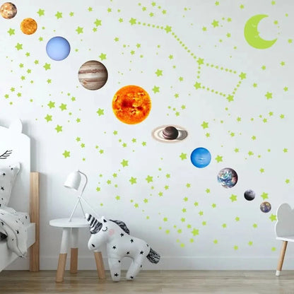 Lichtgevende Stickers | Negen Planeten