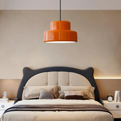 Retro Art Deco Hanglamp Orange Burst-light decor-De Bazelaar