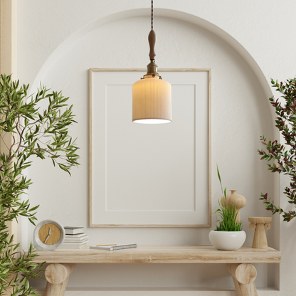 Japandi Hanglamp – Minimalistisch en Sfeervol-light decor-De Bazelaar