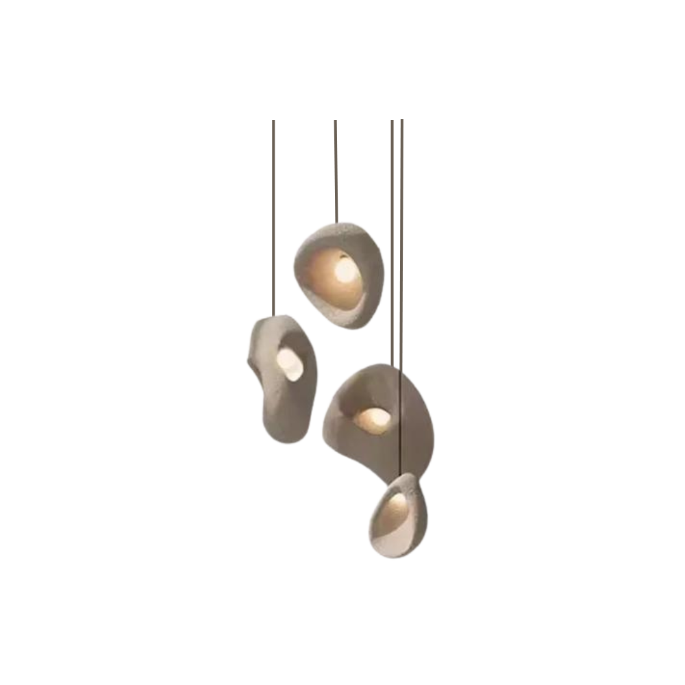 Hanglamp met Organische Stijl en Warm Licht-light decor-De Bazelaar