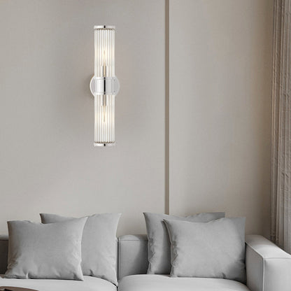 Moderne Wandlamp met Glazen Scherm-light decor-De Bazelaar