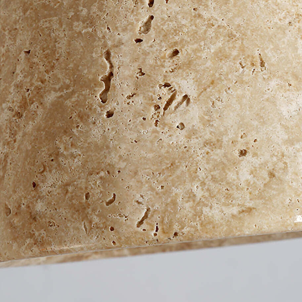 Travertijn Hanglamp - Luxe en Natuurlijk Design-light decor-De Bazelaar