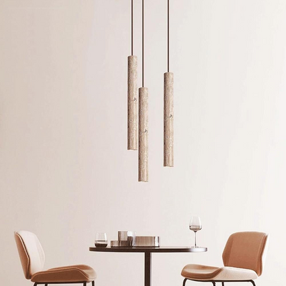 Travertin Hanglamp - Luxe en Elegantie-light decor-De Bazelaar