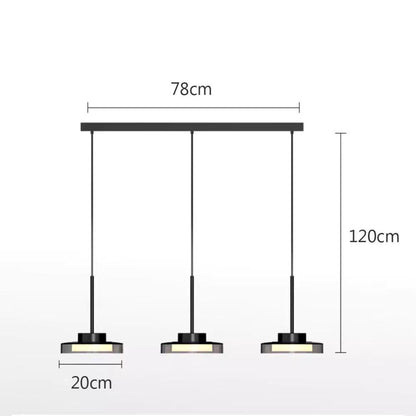 Franse Stijl Hanglamp - Elegant Acryl en IJzer Design