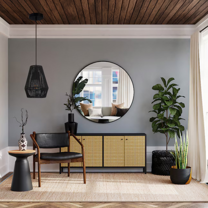 Handgemaakte Hanglamp van Papieren Touw-light decor-De Bazelaar