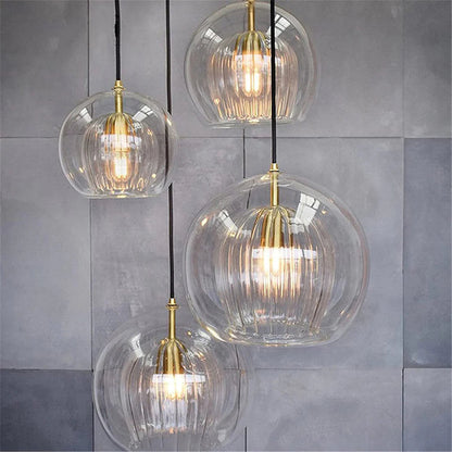 Luxe Gouden Glazen Hanglamp - Modern en Elegant Design-lamp-De Bazelaar