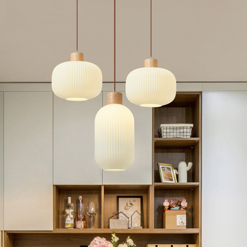 Vintage Houten LED Hanglamp – Warmte en Stijl voor Elk Interieur-lamp-De Bazelaar