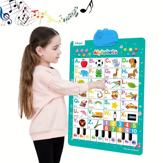 ABC Muur Poster - Spelenderwijs Leren voor Peuters-Toys-De Bazelaar