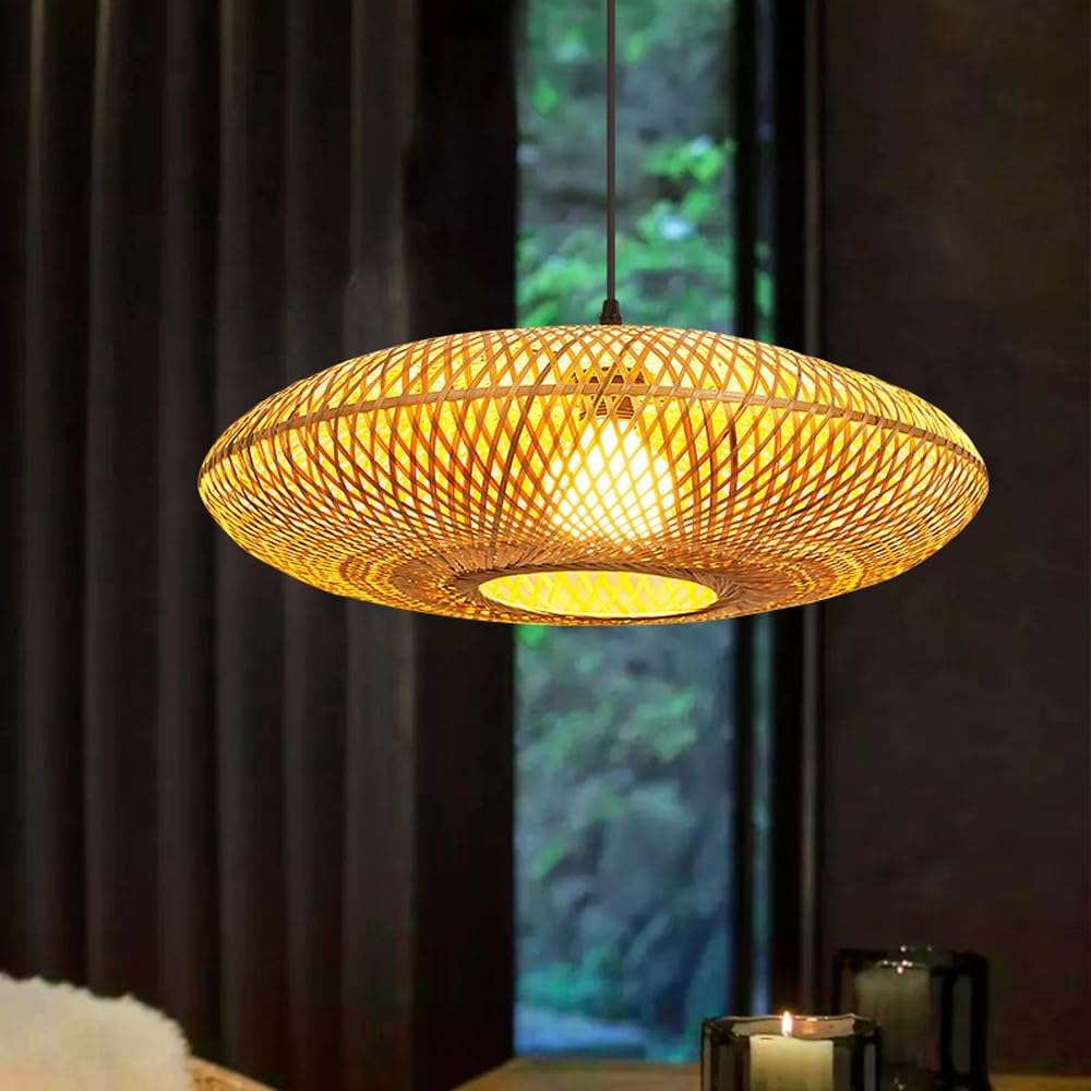 Bamboe Hanglamp - Warmte & Elegantie-light decor-De Bazelaar