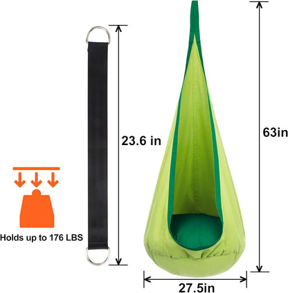 HangingJoy Kinderhangmat - Speelparadijs van Rust - Comfort en Creativiteit-Toys-De Bazelaar