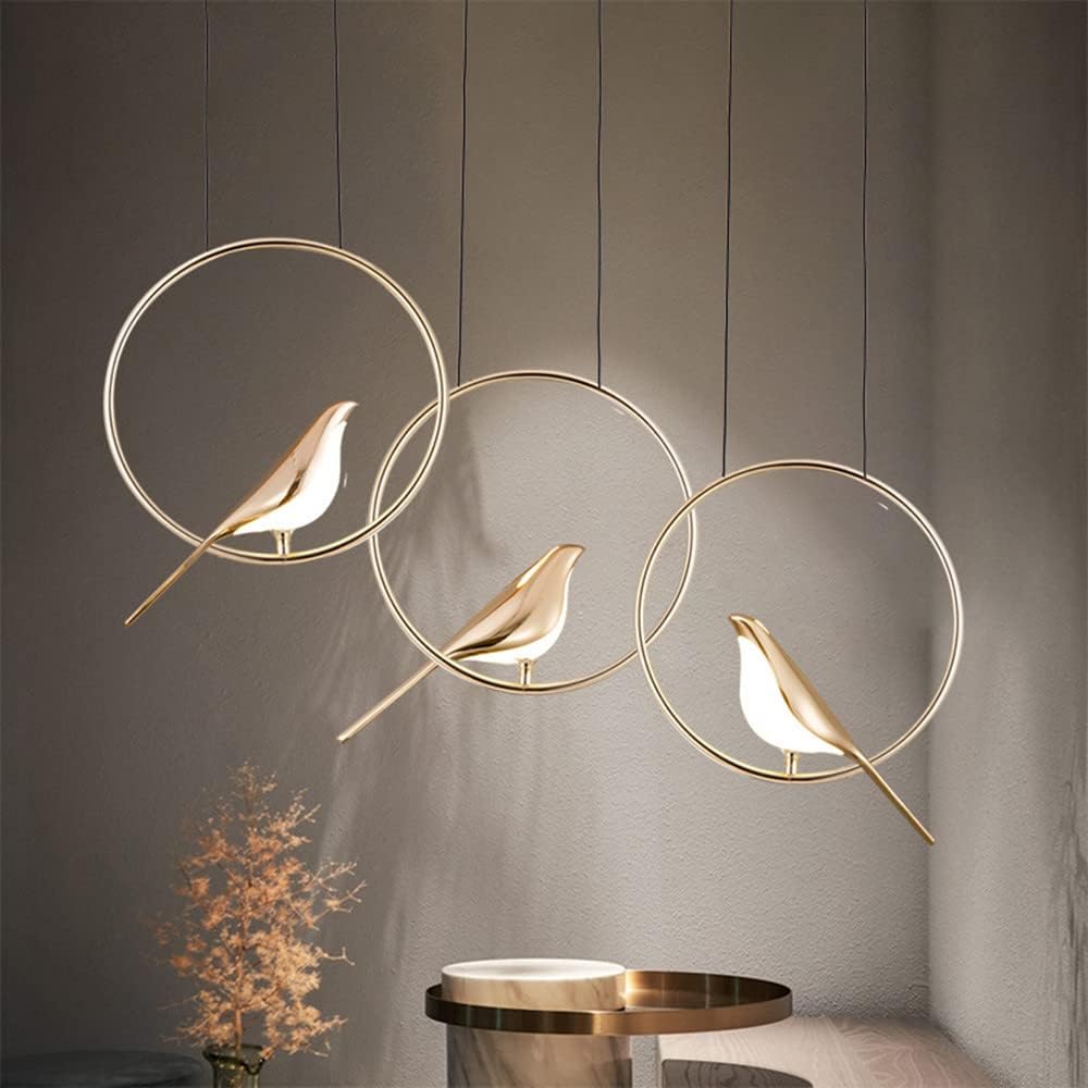 Hanglamp SkyLight met Vogelringen – Uniek en Vrolijk Design-Lamps-De Bazelaar