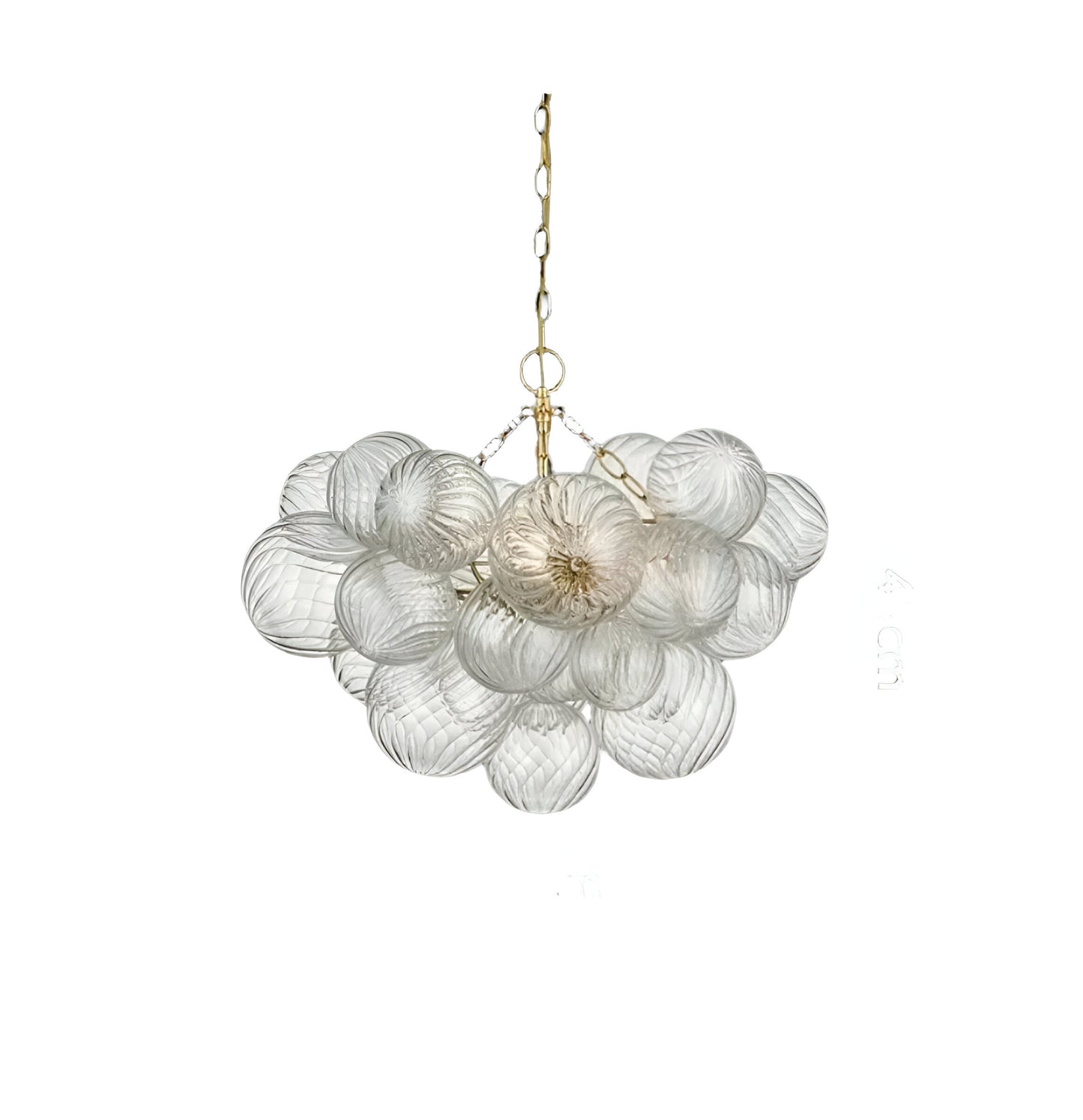 Cluster Ribbed Bubble Kroonluchter - Luxe en Stijlvol Design-light decor-De Bazelaar