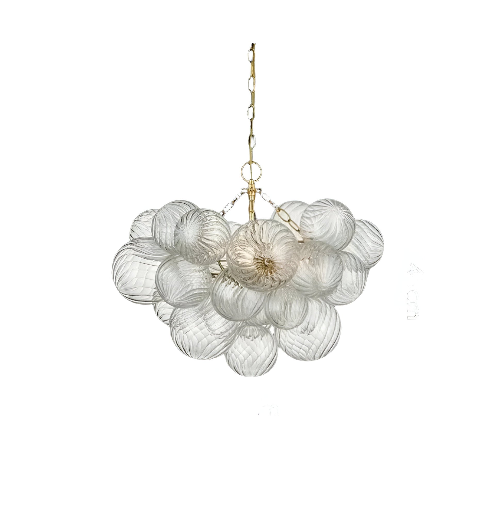 Cluster Ribbed Bubble Kroonluchter - Luxe en Stijlvol Design-light decor-De Bazelaar