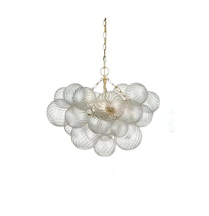 Cluster Ribbed Bubble Kroonluchter - Luxe en Stijlvol Design-light decor-De Bazelaar