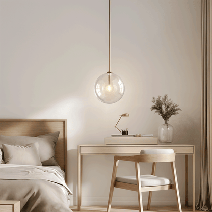 Scandinavische Glazen Hanglamp - Minimalistisch en Modern-light decor-De Bazelaar