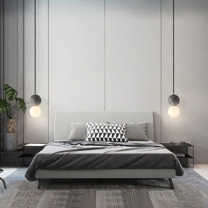 Moderne Bolvormige Tafellamp met LED-light decor-De Bazelaar