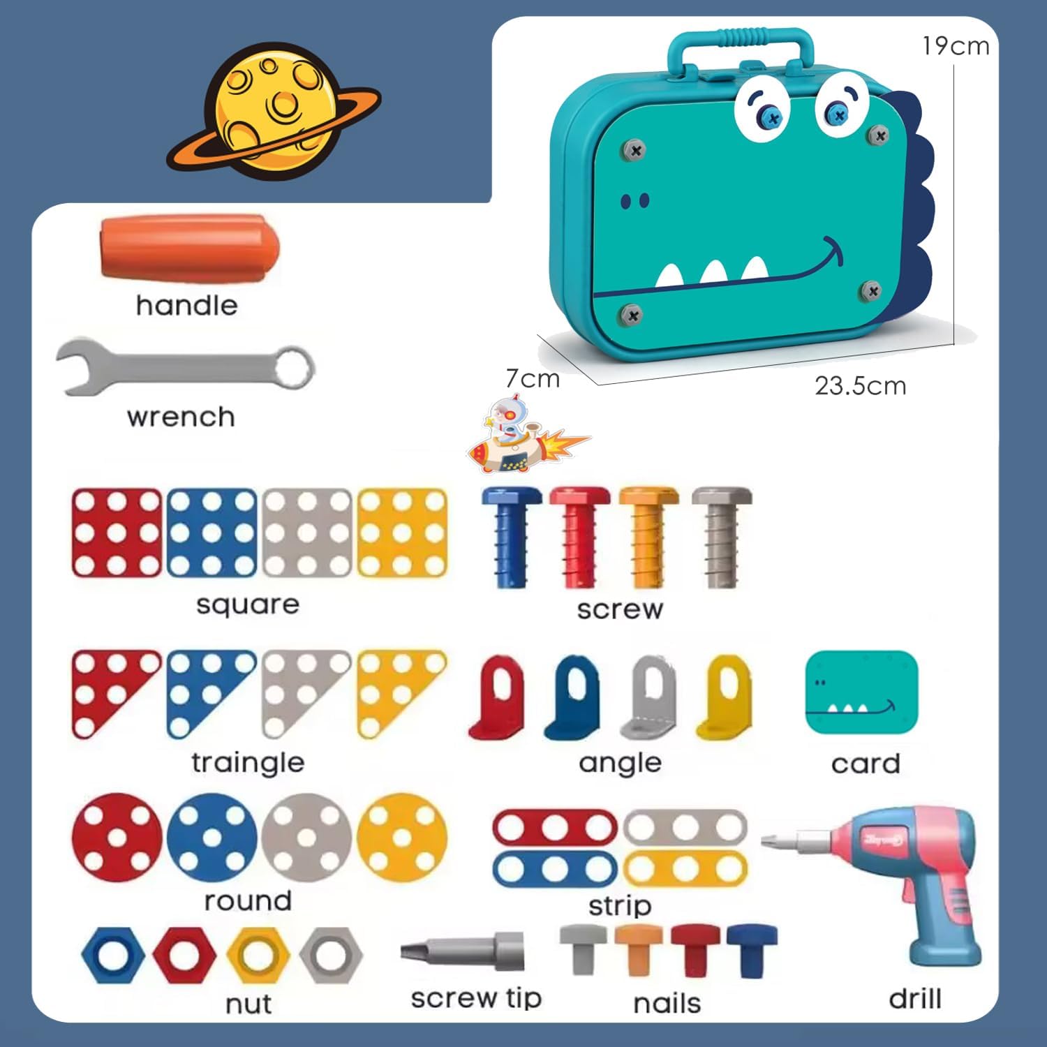 Creatieve Peuterspeelset - Ontwikkel Vaardigheden & Fantasie-Toys-De Bazelaar
