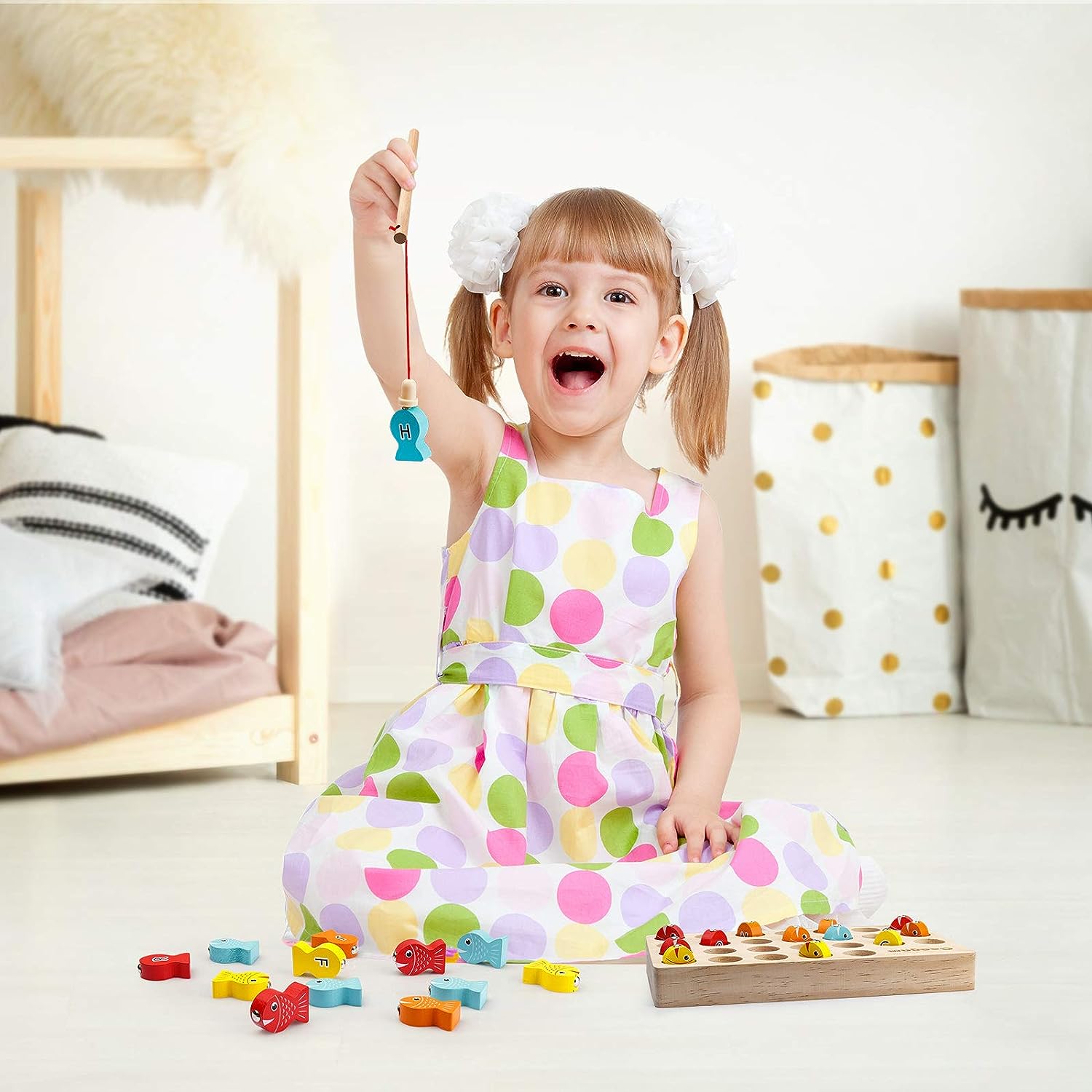 Betoverend Magnetisch Visspel - Educatief Speelplezier voor Peuters-Toys-De Bazelaar