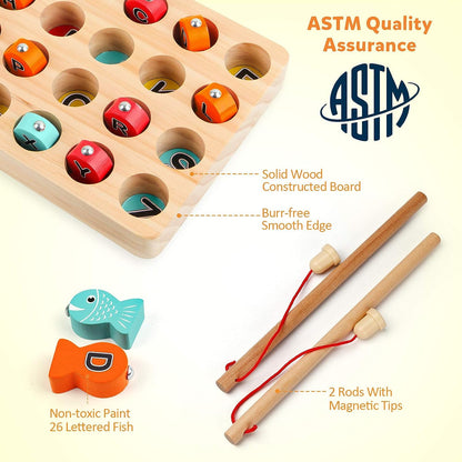 Betoverend Magnetisch Visspel - Educatief Speelplezier voor Peuters-Toys-De Bazelaar