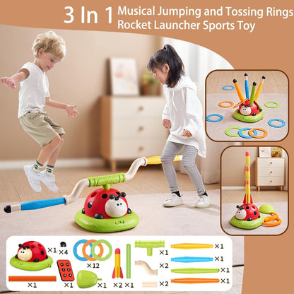 3-in-1 Ring Toss - Raketspellen Avontuur - Uniek Vermaak-Educational Toys-De Bazelaar