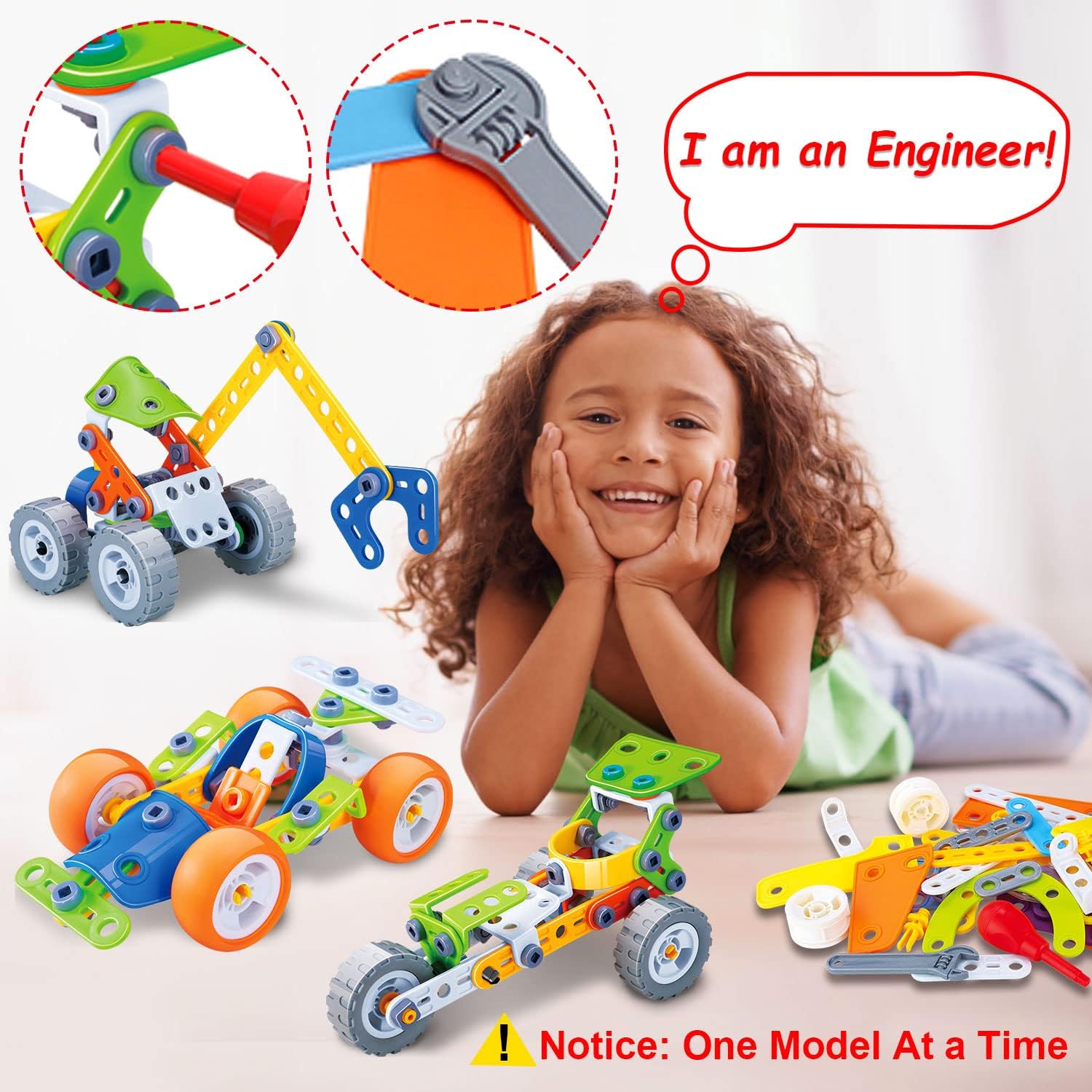 Bouwset voor Kinderen - Creatief Spelen - Ontwikkel Bouwvaardigheden-Educational Toys-De Bazelaar