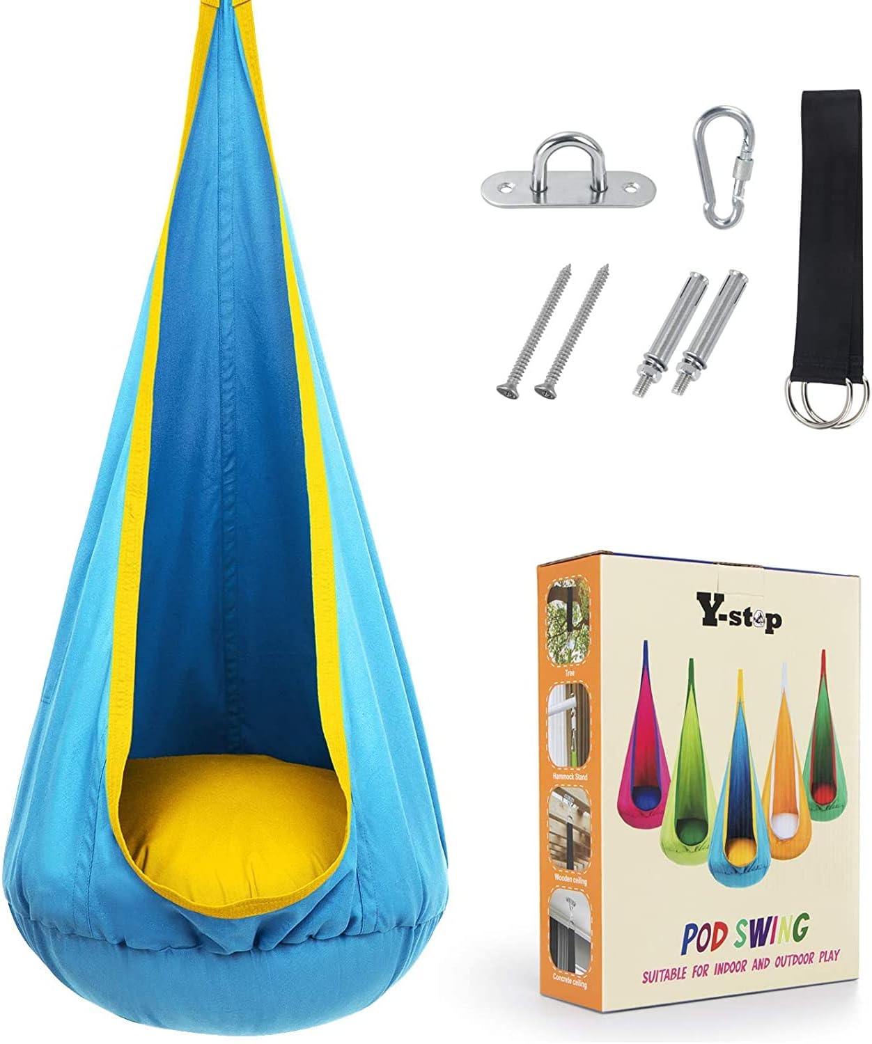 HangingJoy Kinderhangmat - Speelparadijs van Rust - Comfort en Creativiteit-Toys-De Bazelaar