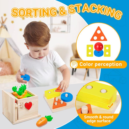 Educatieve Babyspeelgoed Set - Stimuleer Groei en Ontwikkeling-Educational Toys-De Bazelaar
