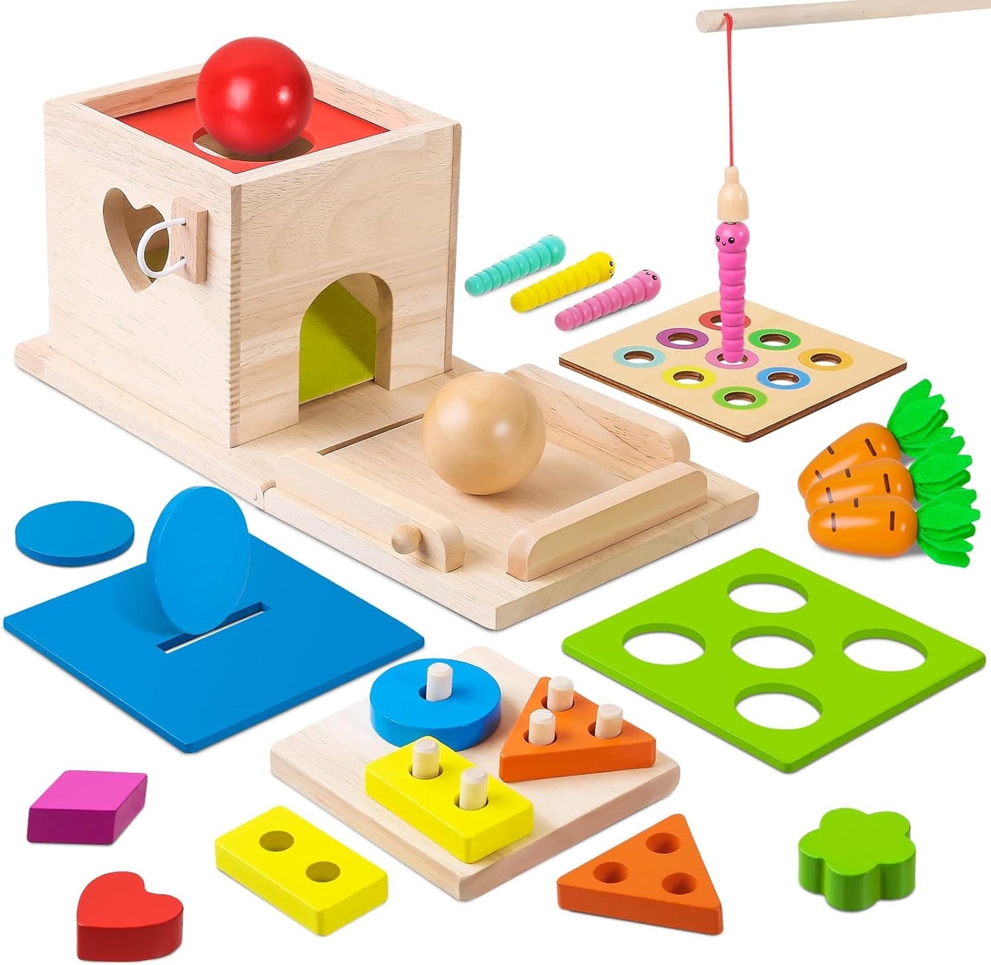 Educatieve Babyspeelgoed Set - Stimuleer Groei en Ontwikkeling-Educational Toys-De Bazelaar
