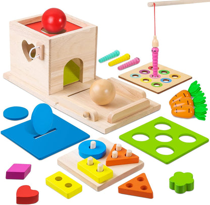 Educatieve Babyspeelgoed Set - Stimuleer Groei en Ontwikkeling-Educational Toys-De Bazelaar