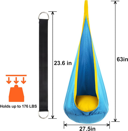 HangingJoy Kinderhangmat - Speelparadijs van Rust - Comfort en Creativiteit-Toys-De Bazelaar