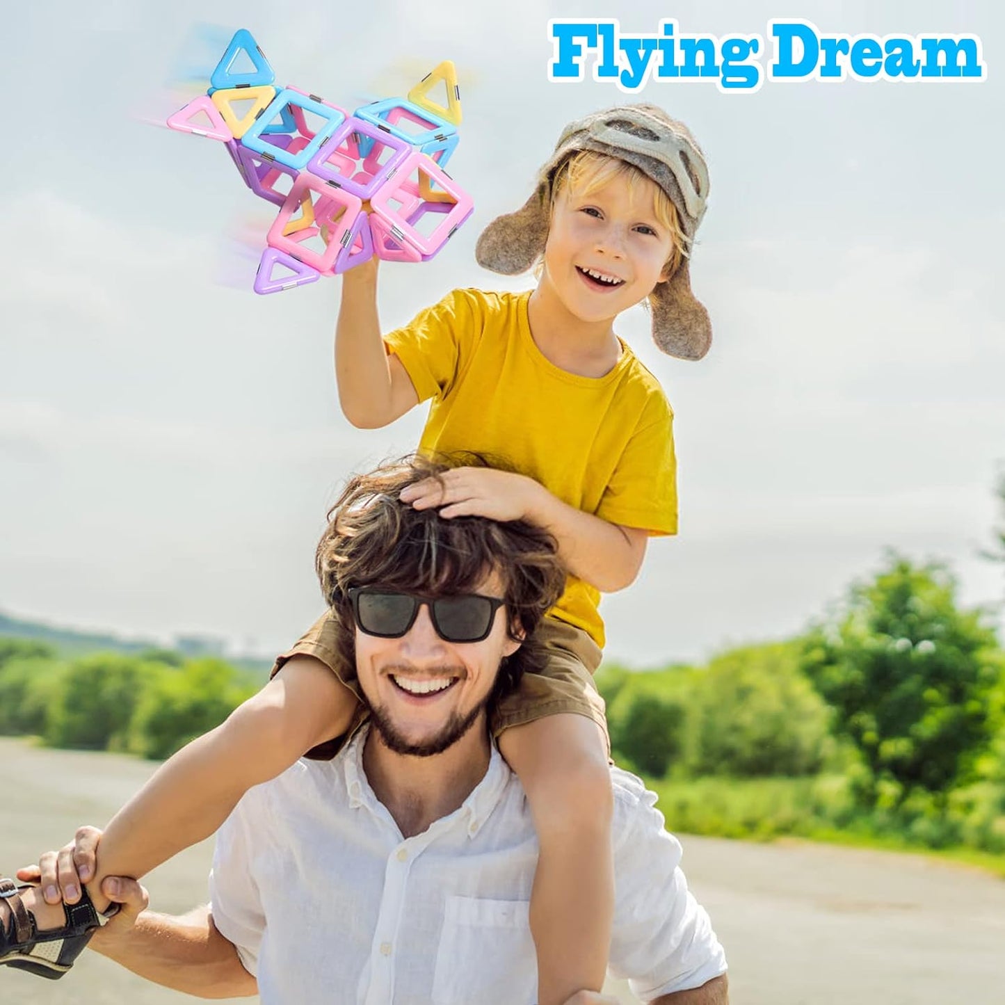 Magnetische Tegels - Eindeloze Bouwavonturen Creëren-Toys-De Bazelaar